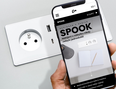 All-in-one charging in SPOOK - a socket, USB-C/A charging and wireless charging Qi